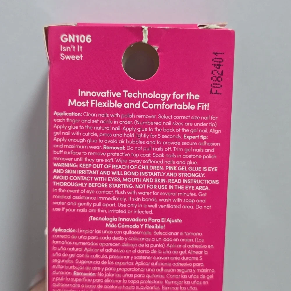 Dashing Diva NailBliss Salon Gel Nails Extra Long Length Brand New Nude Pink - Picture 4 of 4